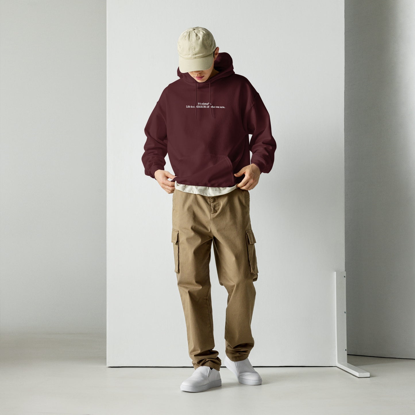 Men's Hoodie - MIRROR collection DROP vol.2 vers.W